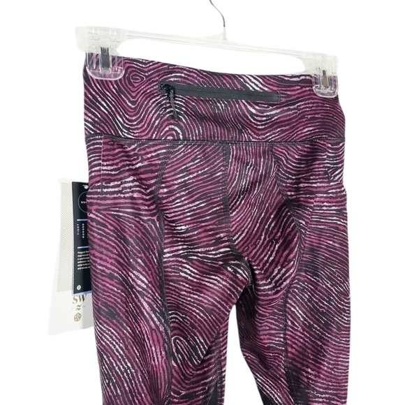 LULULEMON Pace Rival Crop leggings 2016 Seawheeze rare NWT - Picture 3 of 7